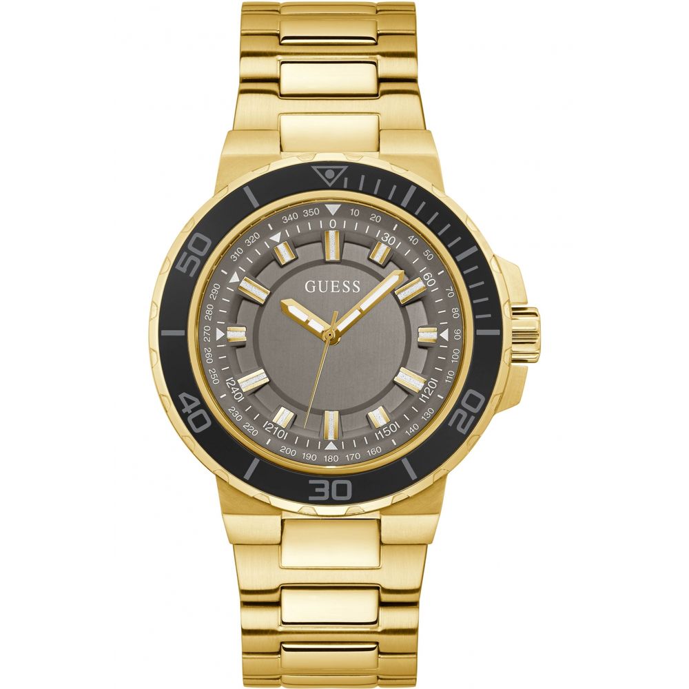 Gold Stainless Steel Dress Watch - ventzia