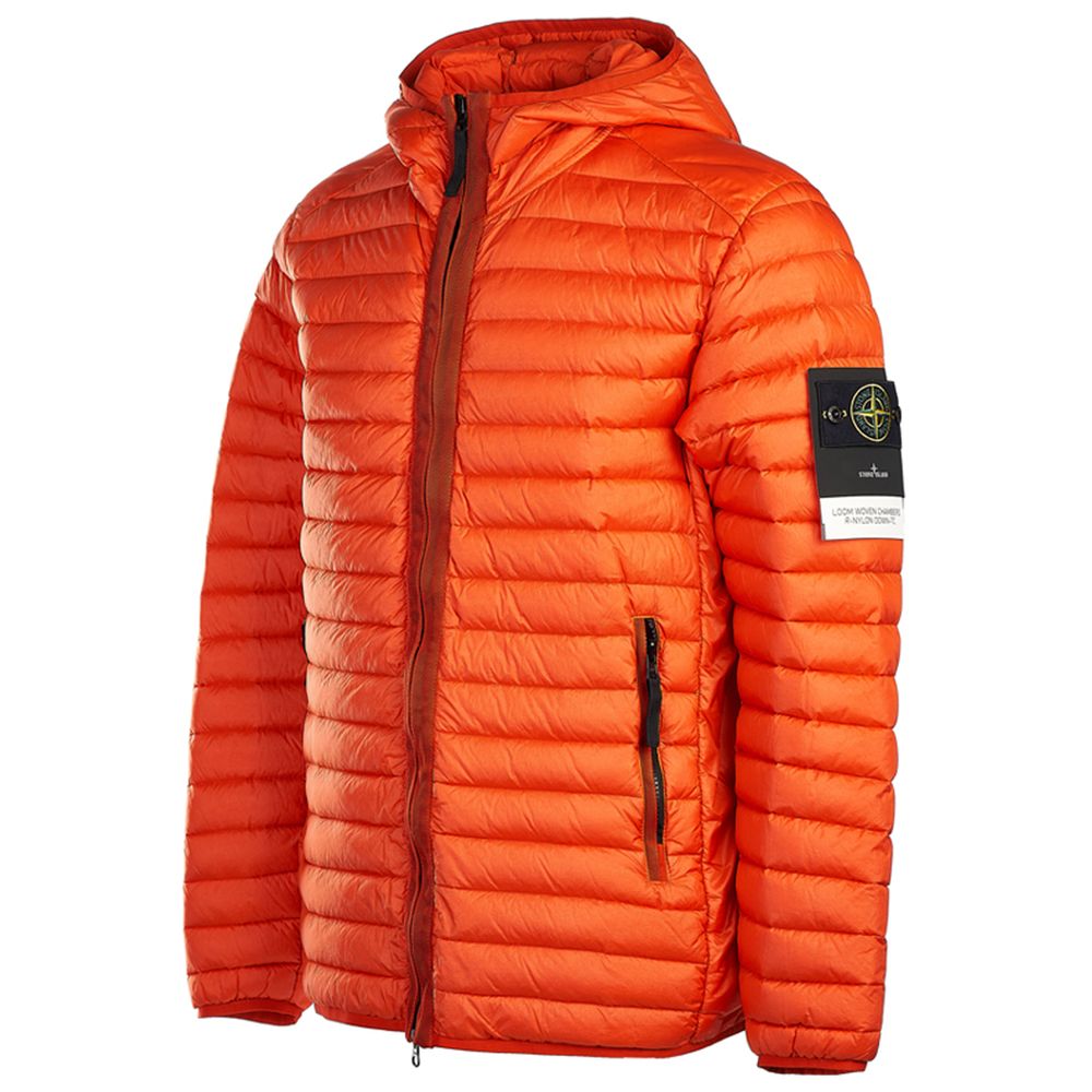 Orange Nylon Jacket - ventzia