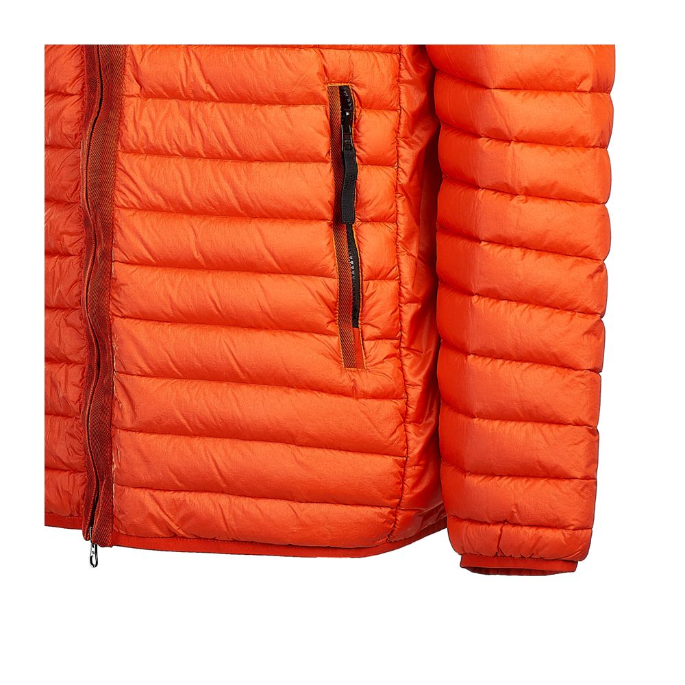 Orange Nylon Jacket - ventzia