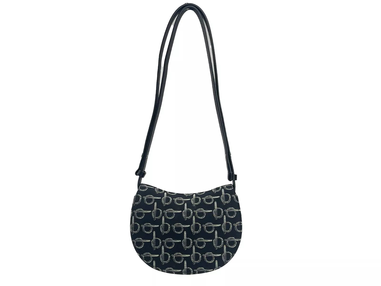 Mini Rocking Horse Crossbody Bag Purse Black - ventzia