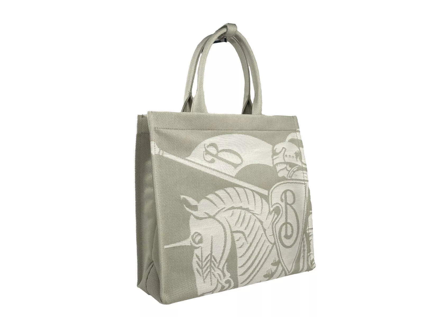 EKD Canvas Tote Bag With Coin Pouch Beige - ventzia