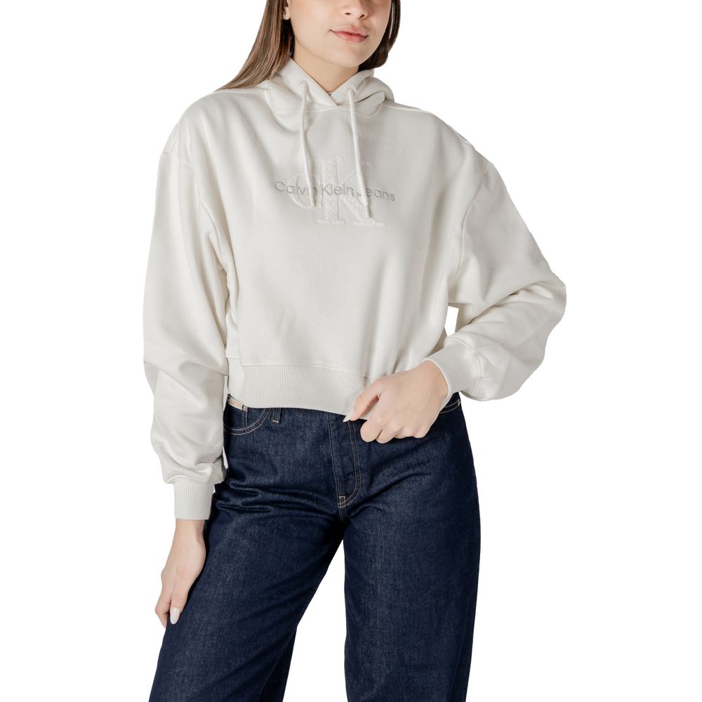 Cream Cotton Hoody