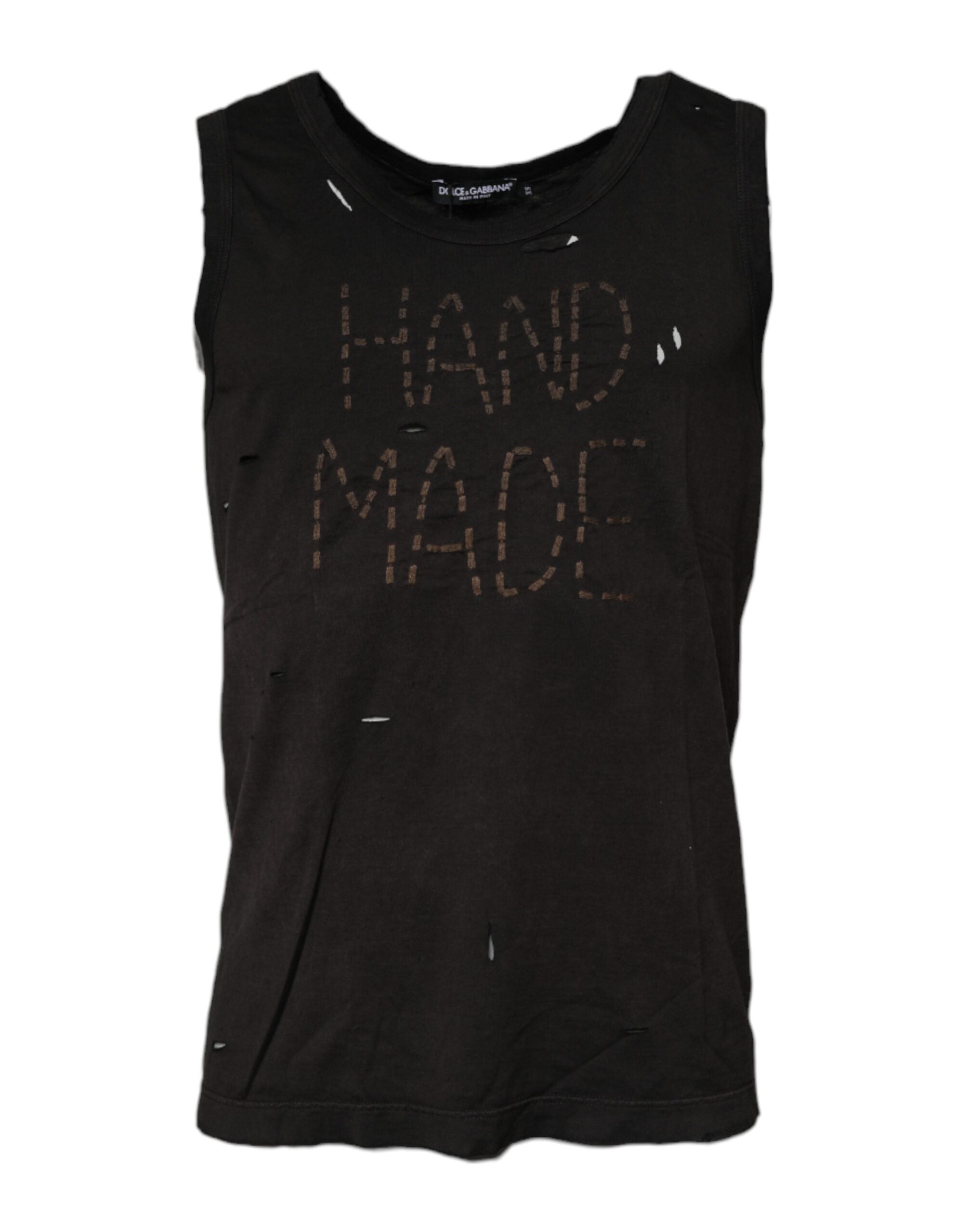Black Sleeveless Round Neck Tank T-shirt - ventzia