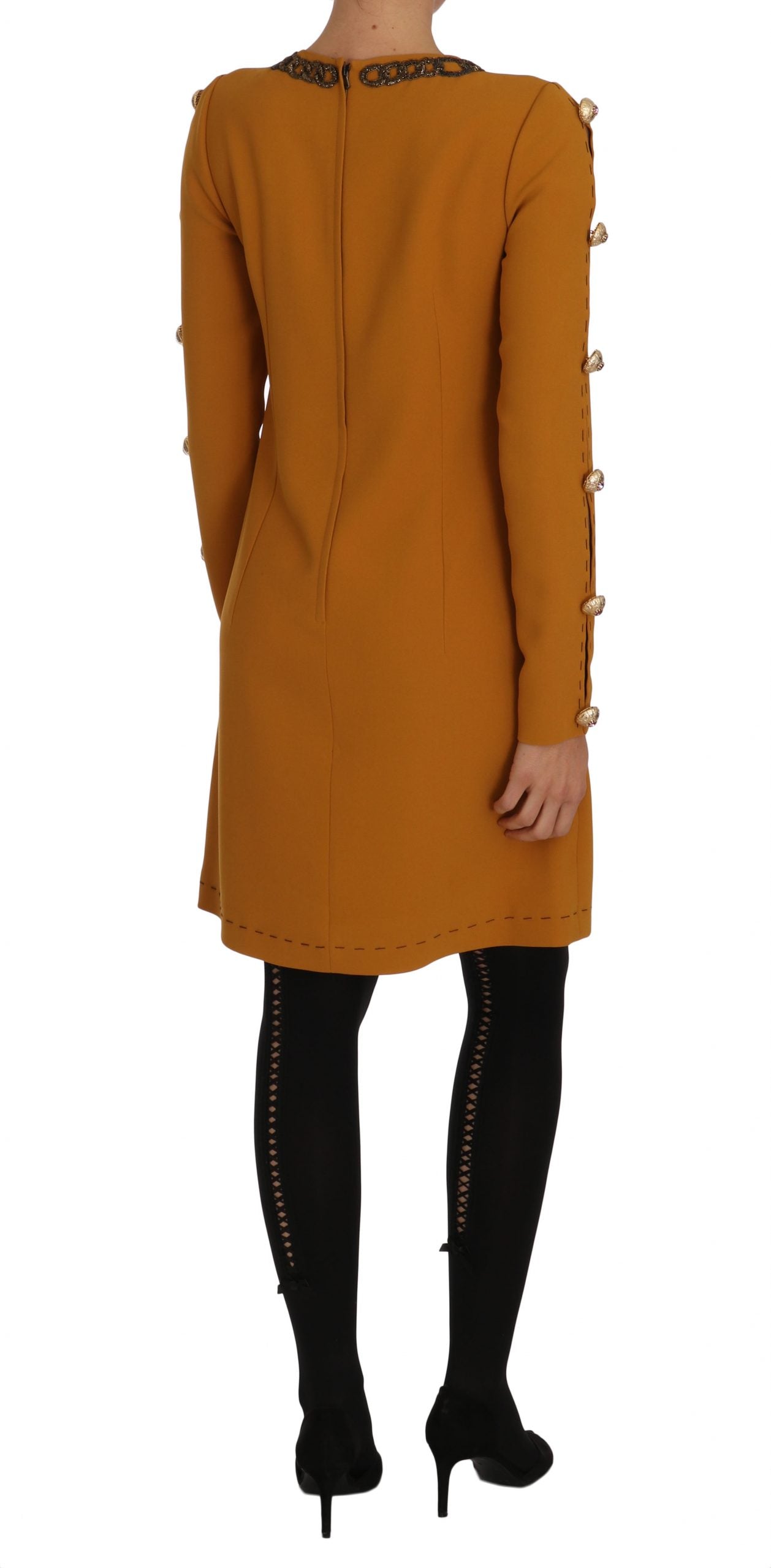 Crystal Embellished Mini Dress - Luxe Charm - ventzia