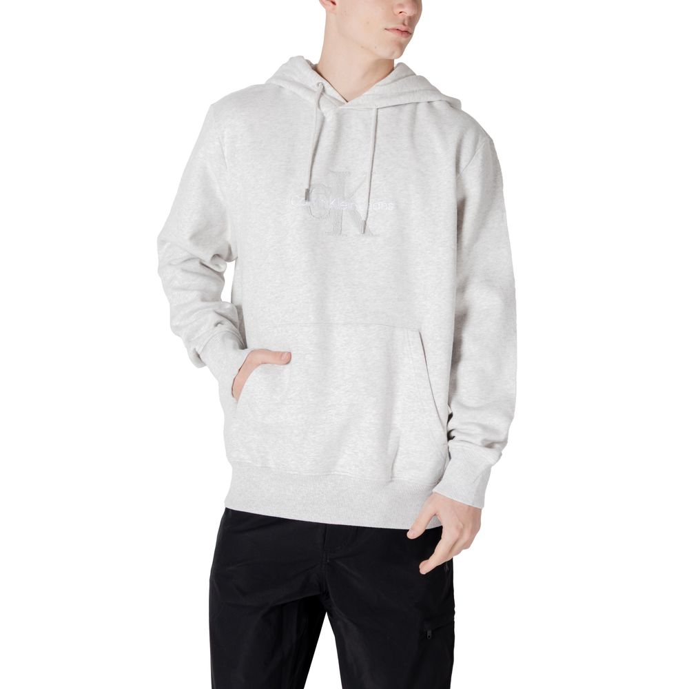 Gray Cotton Hoody - ventzia