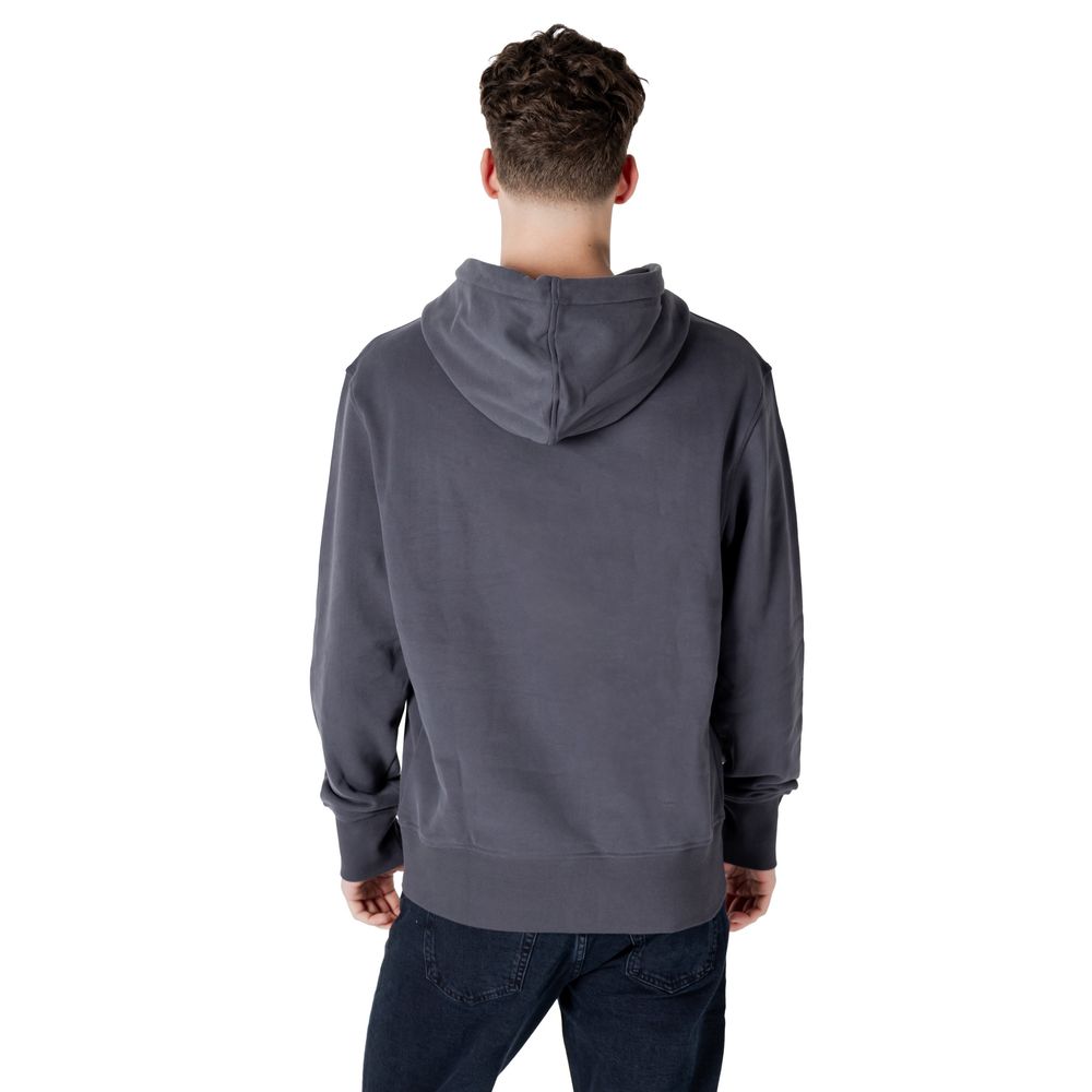 Gray Cotton Hoodie