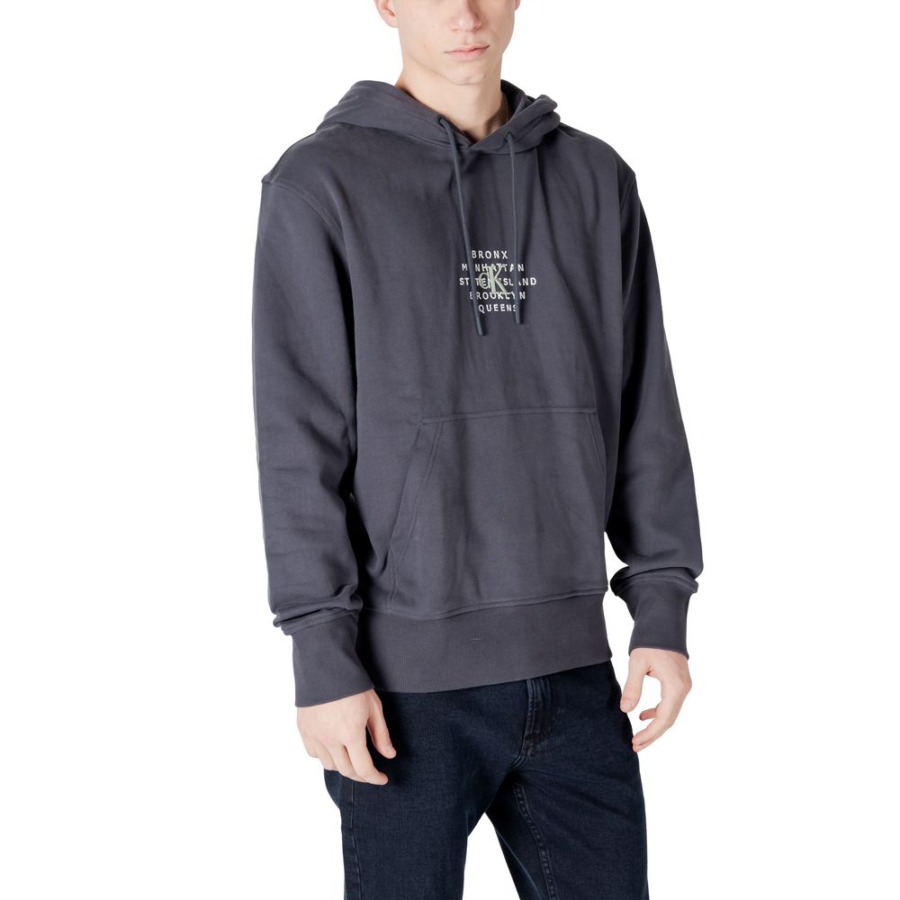 Gray Cotton Hoodie