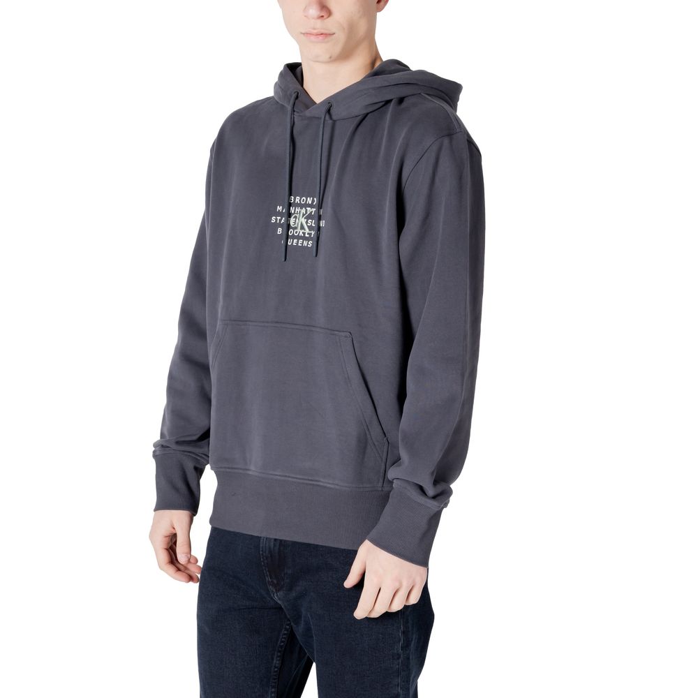 Gray Cotton Hoodie