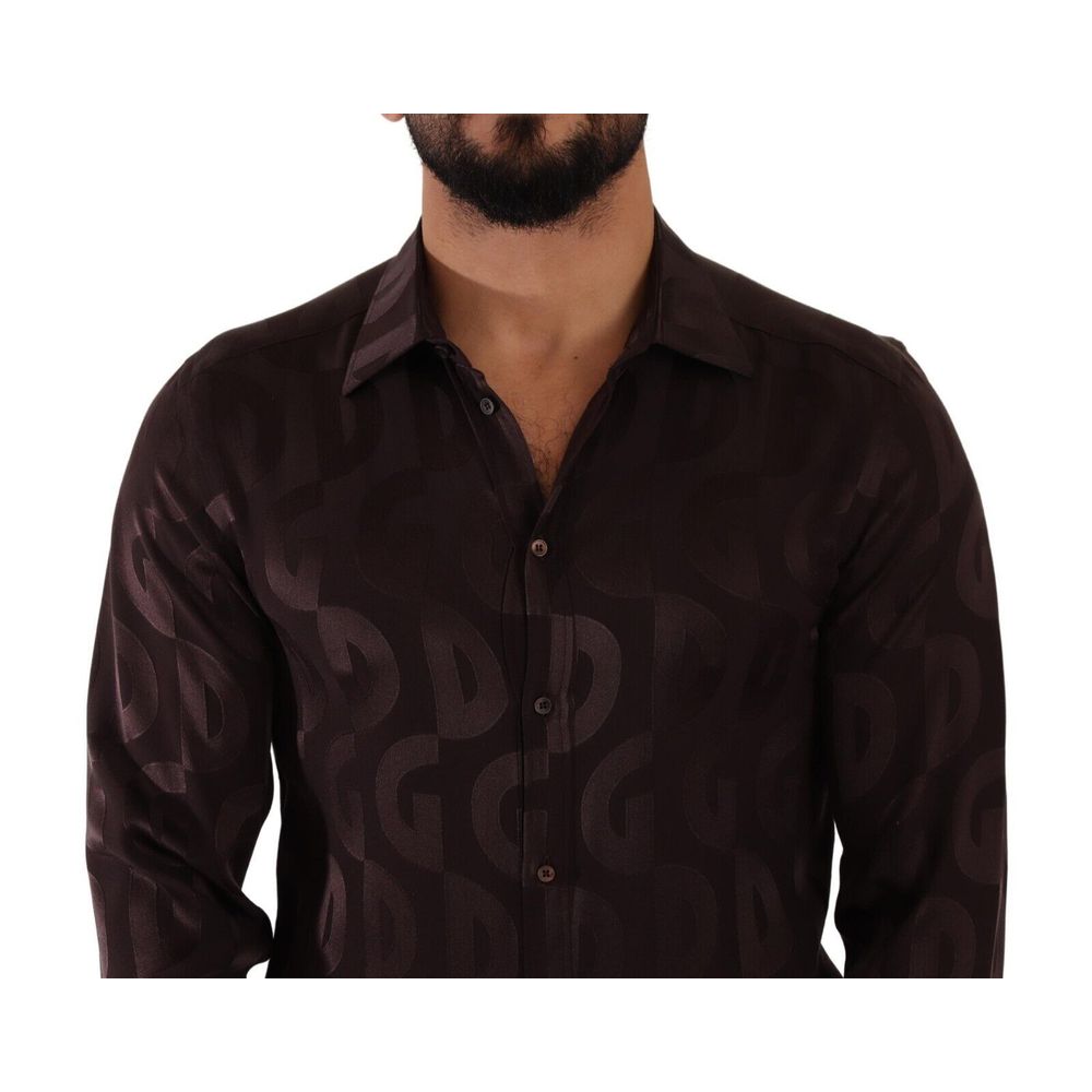 Bordeaux Silk Shirt - ventzia