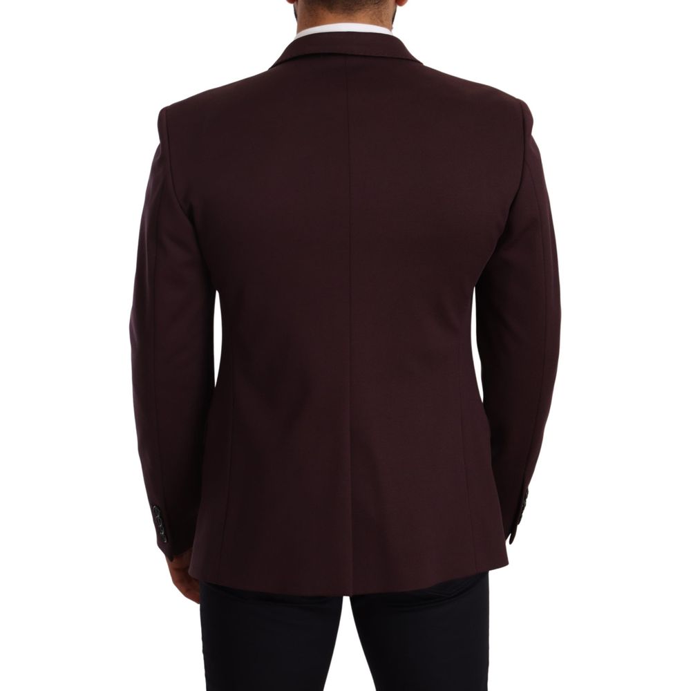 Purple Cotton Blazer - ventzia