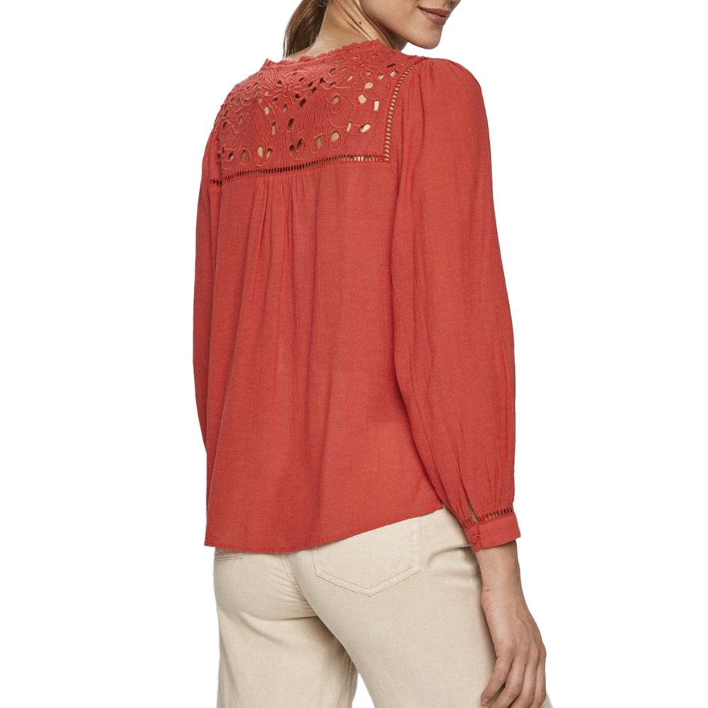 Red Viscose Shirt - ventzia