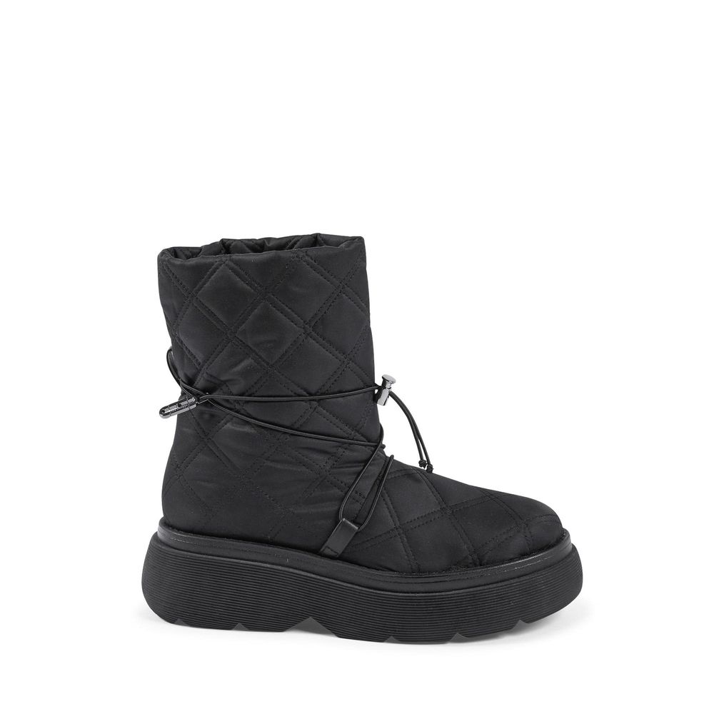Black Nylon Boot - ventzia