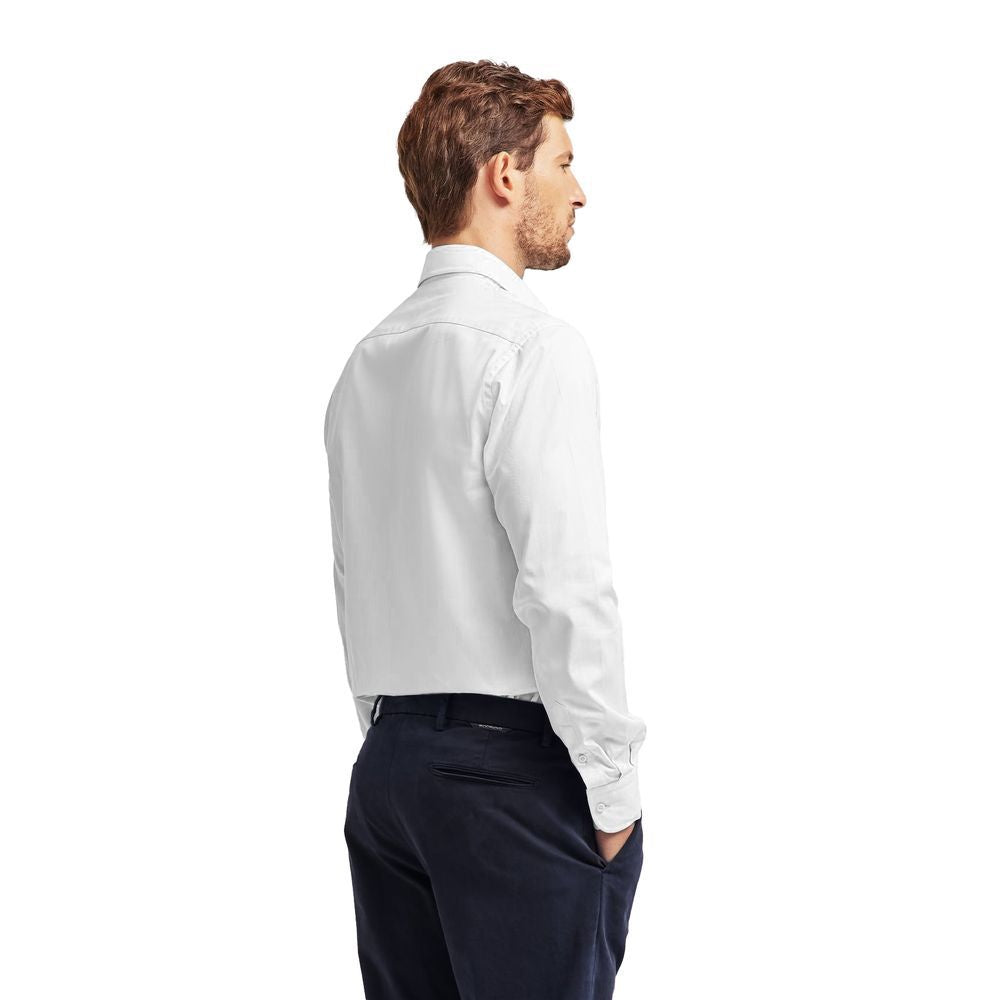 White Cotton Shirt - ventzia