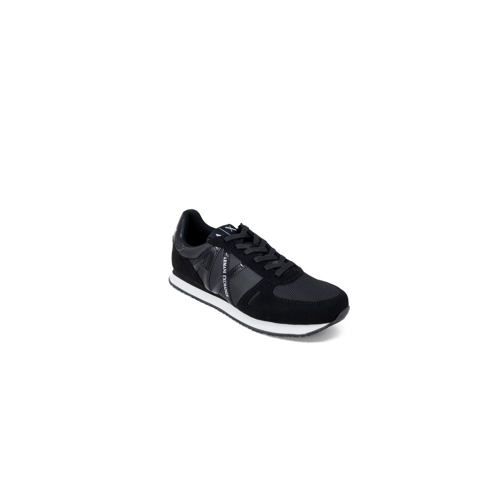 Black Polyester Sneaker - ventzia