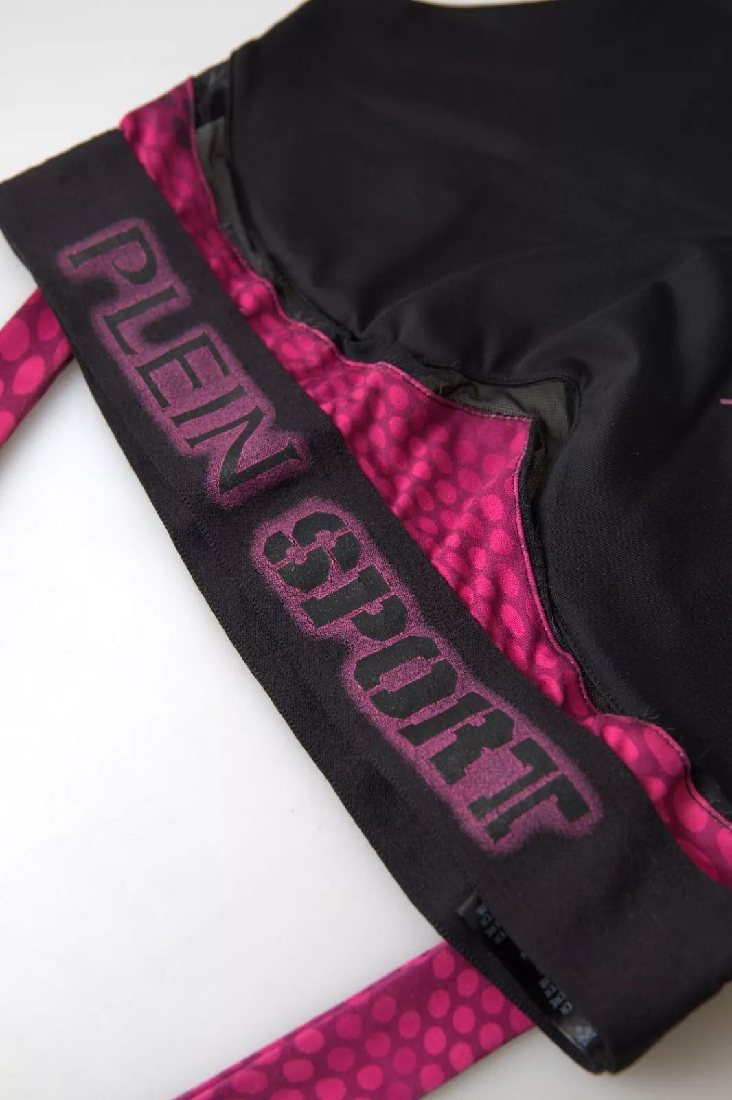 Black Fuchsia Logo Athlete Hannah Bra Underwear - ventzia