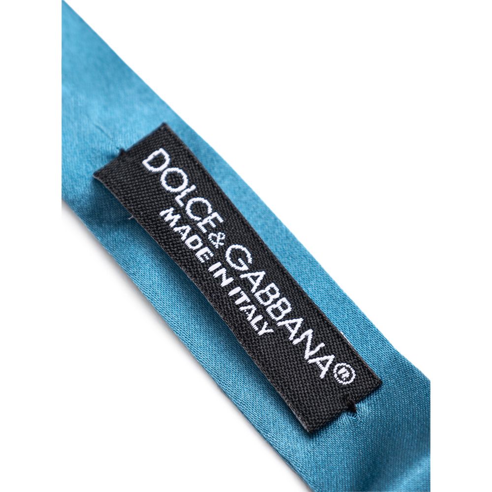 Blue Silk Bowty