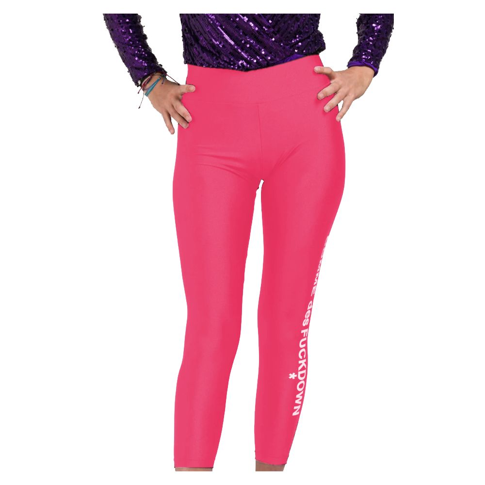 Pink Nylon Jeans & Pant - ventzia