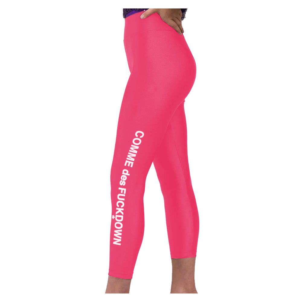 Pink Nylon Jeans & Pant - ventzia