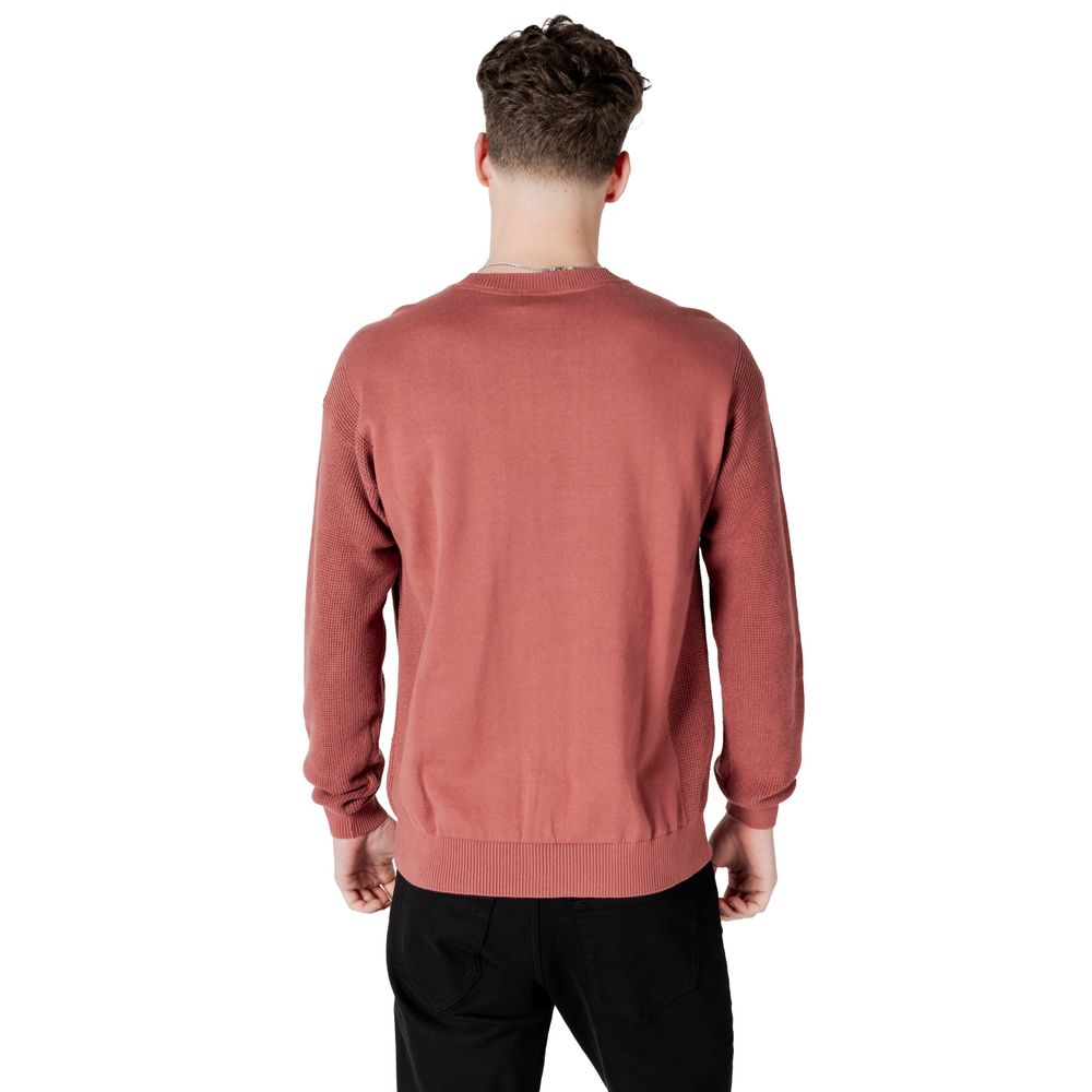 Red Cotton Sweater - ventzia