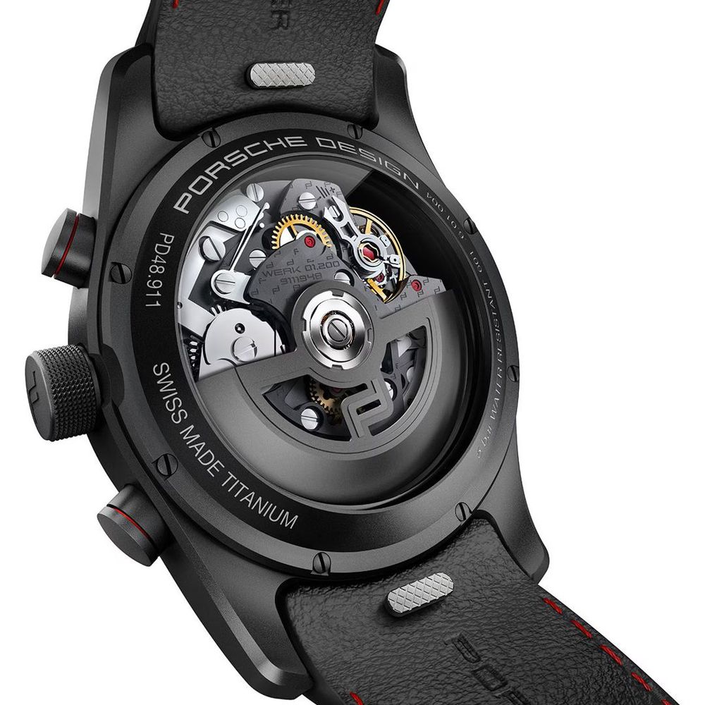 Black Leather Watch - ventzia