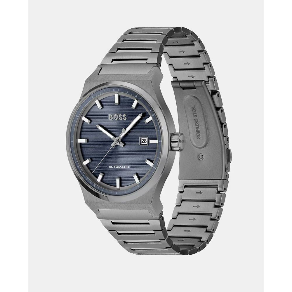 Gray Stainless Steel Watch - ventzia