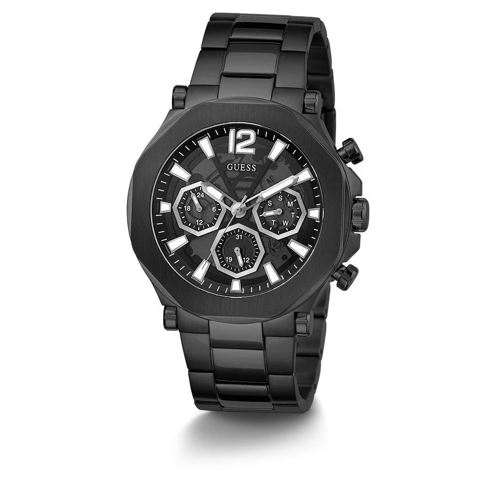 Black Stainless Steel Watch - ventzia