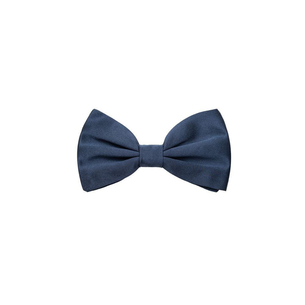 Blue Silk Bowty - ventzia
