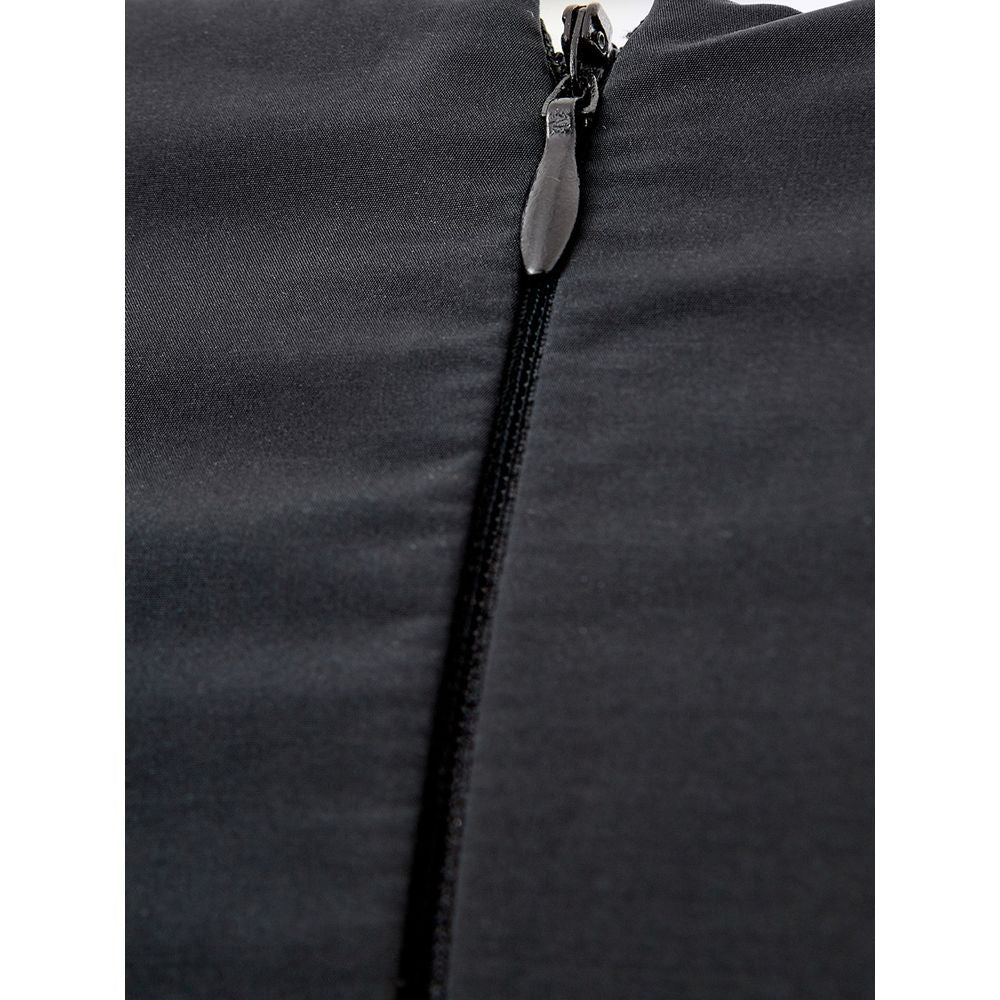 Elegant Black Polyester Dress - ventzia