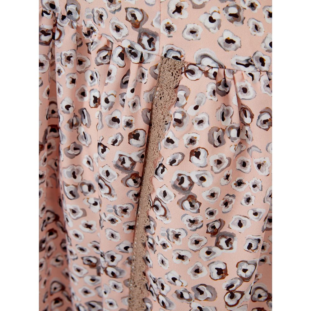 Elegant Pink Acetate Dress for Evening Elegance - ventzia