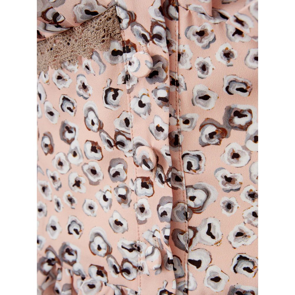 Elegant Pink Acetate Dress for Evening Elegance - ventzia