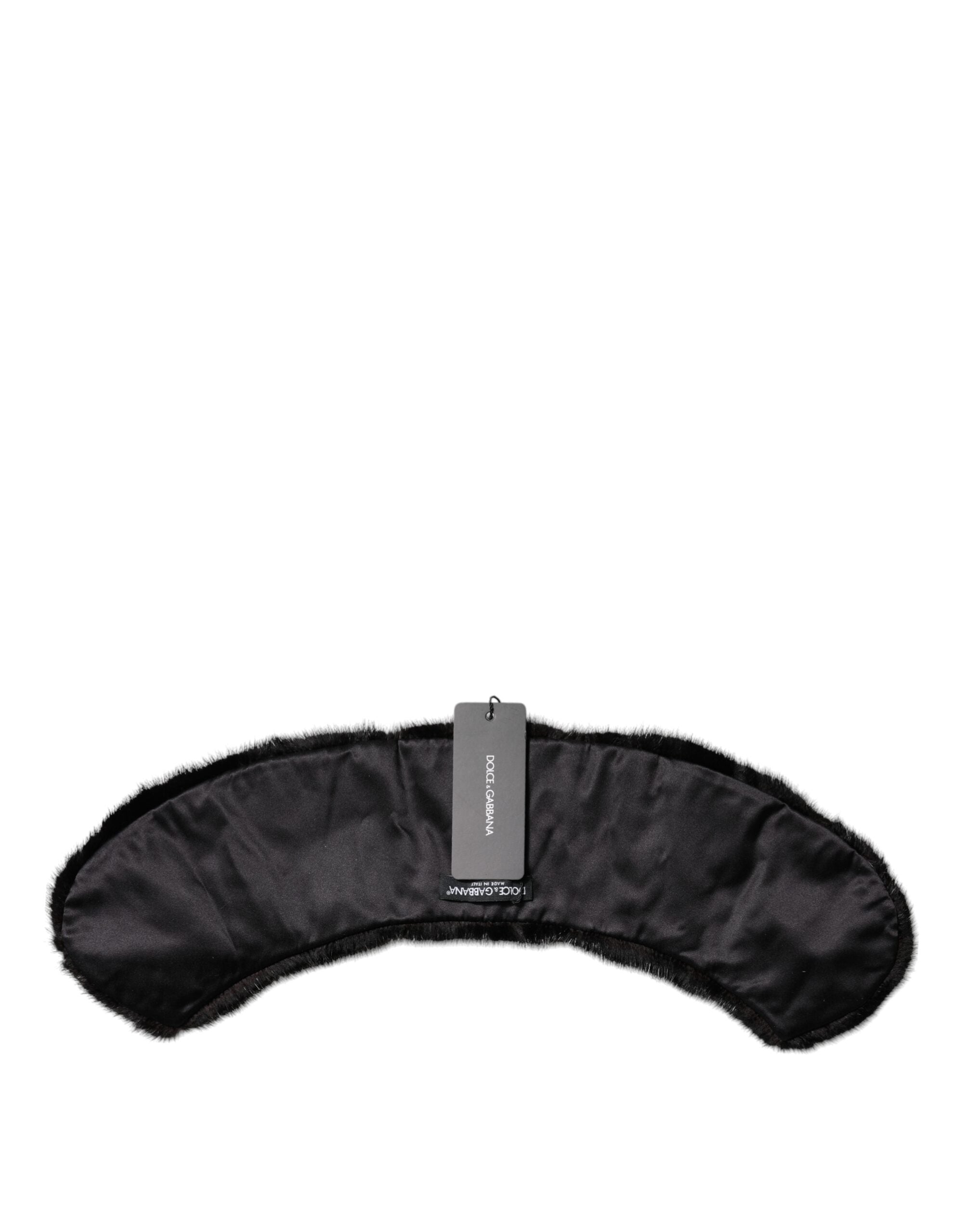 Black Fur Shawl Neck Wrap Cover Collar Scarf - ventzia