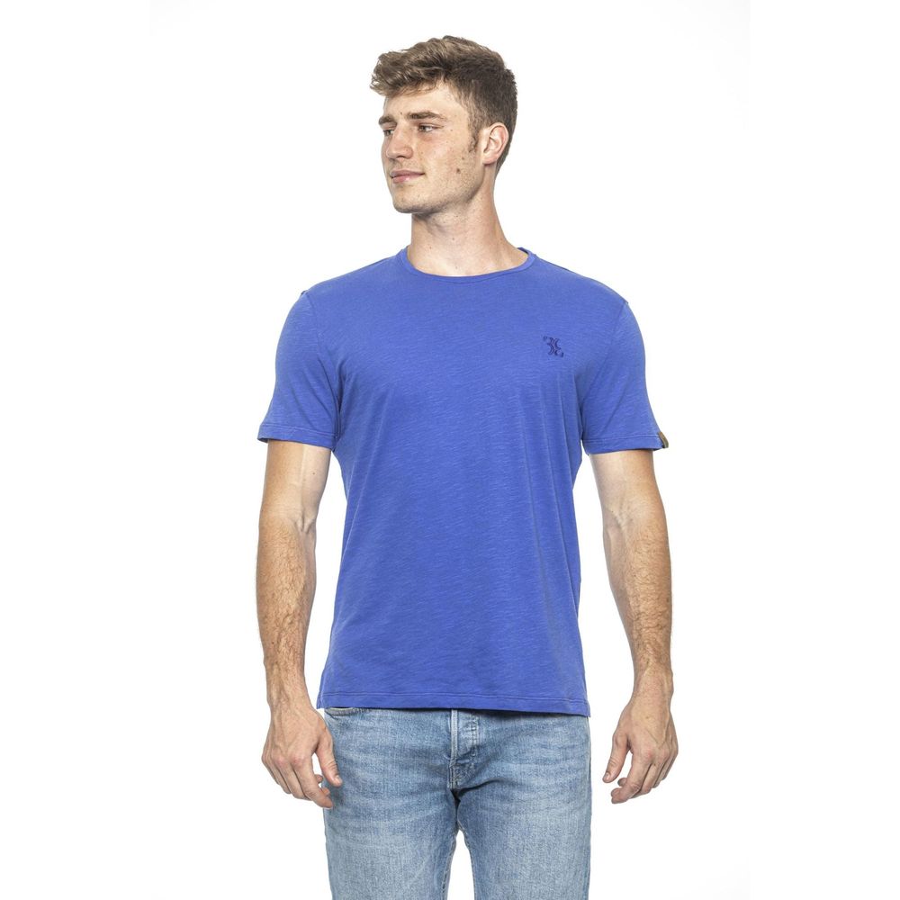 Light Blue Cotton T-Shirt - ventzia