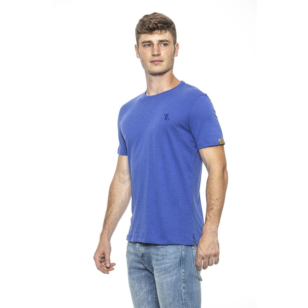Light Blue Cotton T-Shirt - ventzia