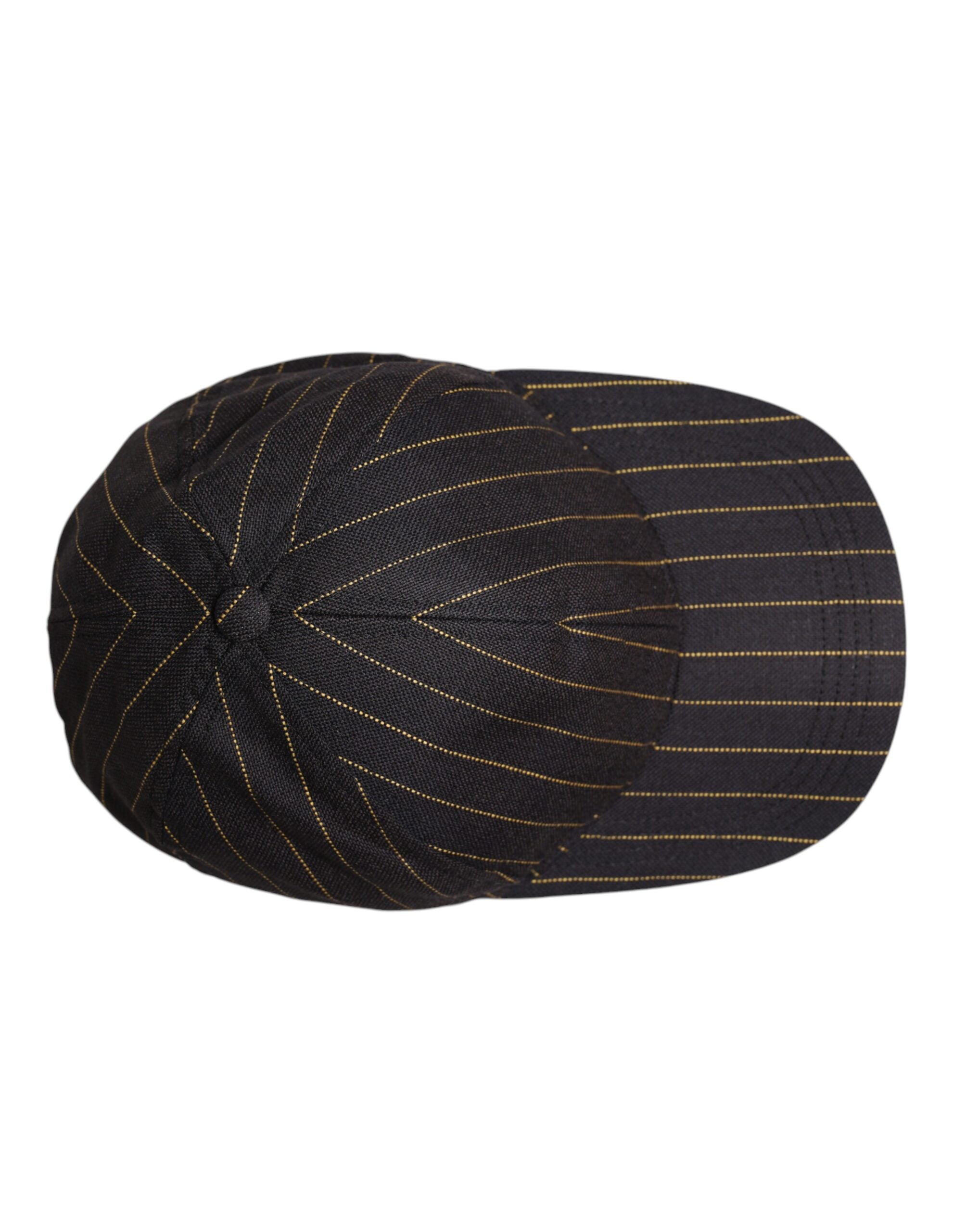 Brown Stripes Cotton 6 Panels Baseball Cap - ventzia