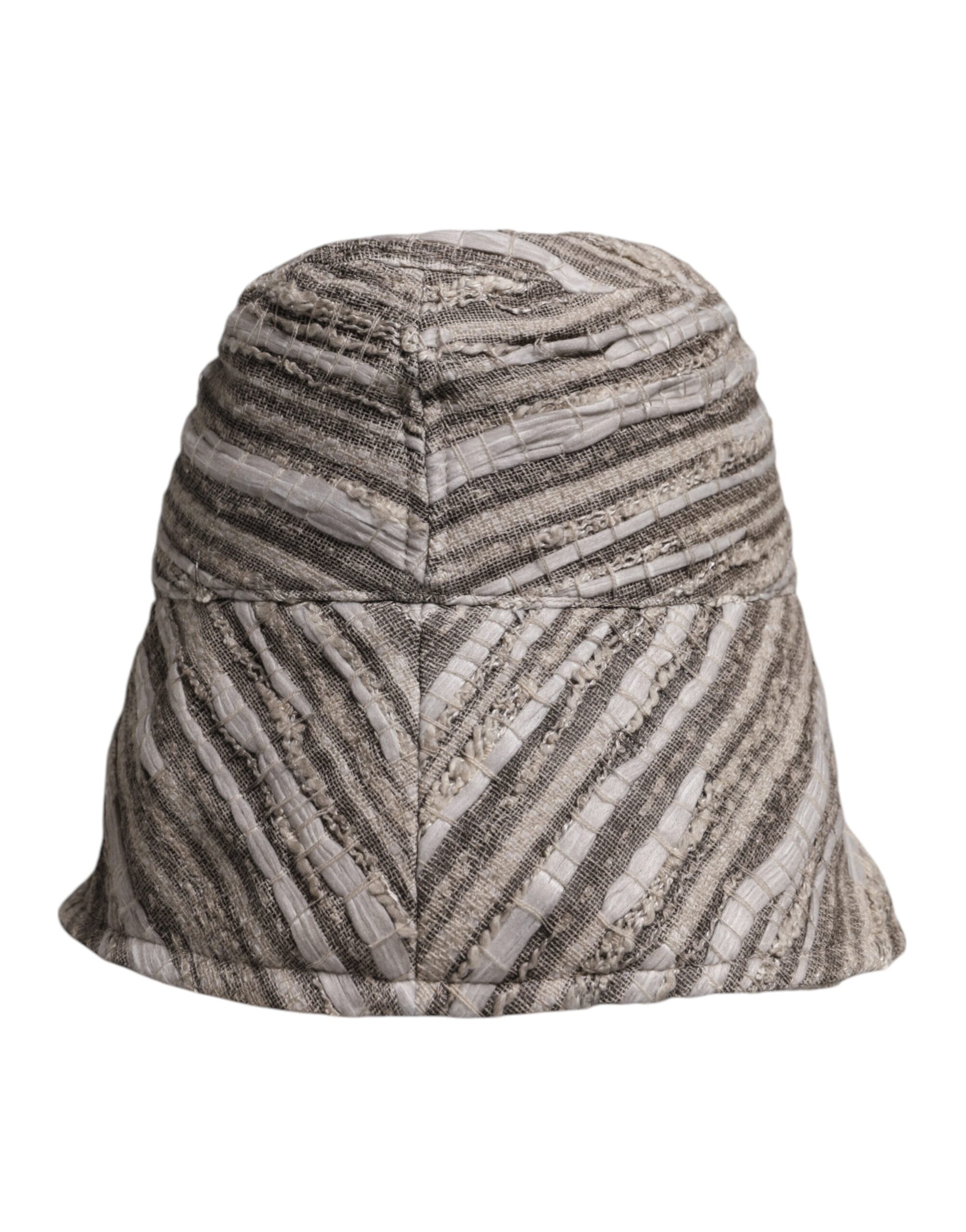 Multicolor Stripes Cotton Bucket Cap - ventzia