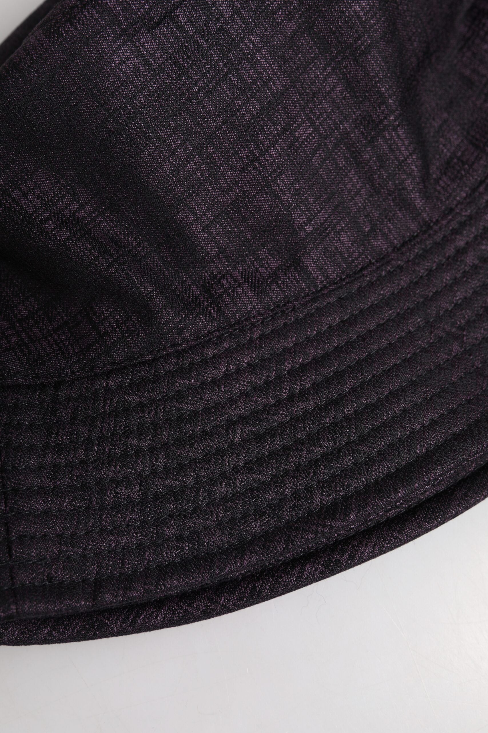 Black Wide Brim Nylon Bucket Hat - ventzia