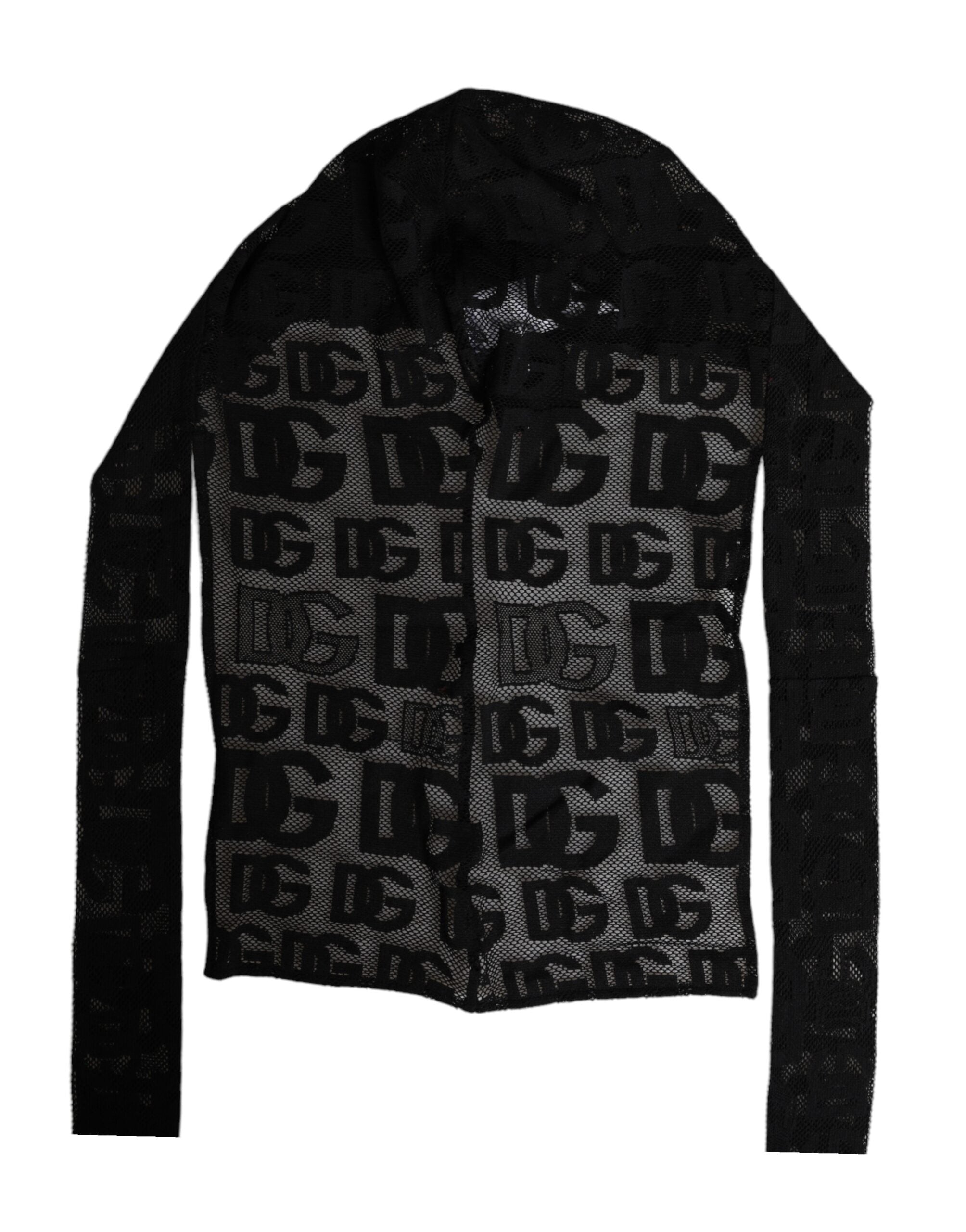 Black Logo Mesh Whole Head Wrap Hat - ventzia