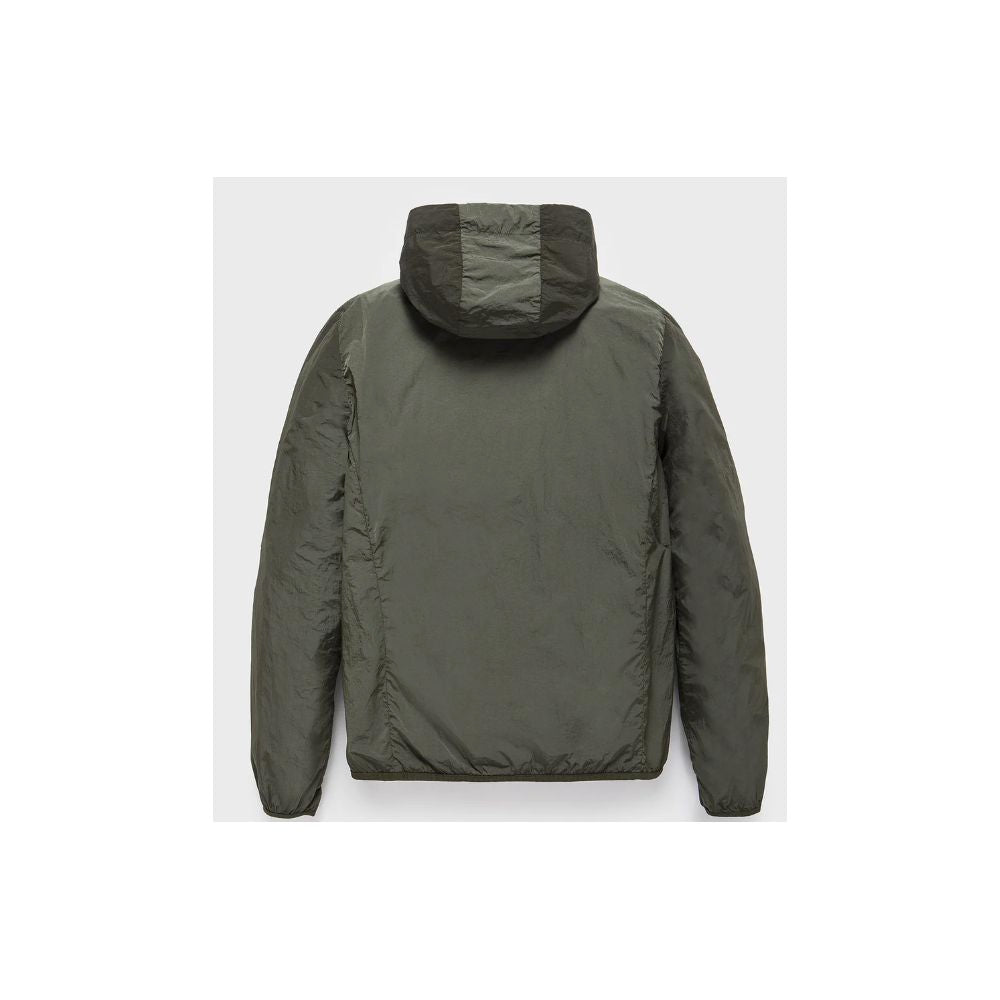 Green Polyamide Men Jacket - ventzia