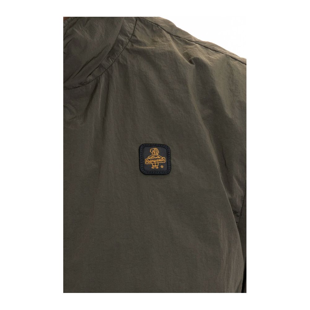 Green Polyamide Men's Jacket - ventzia