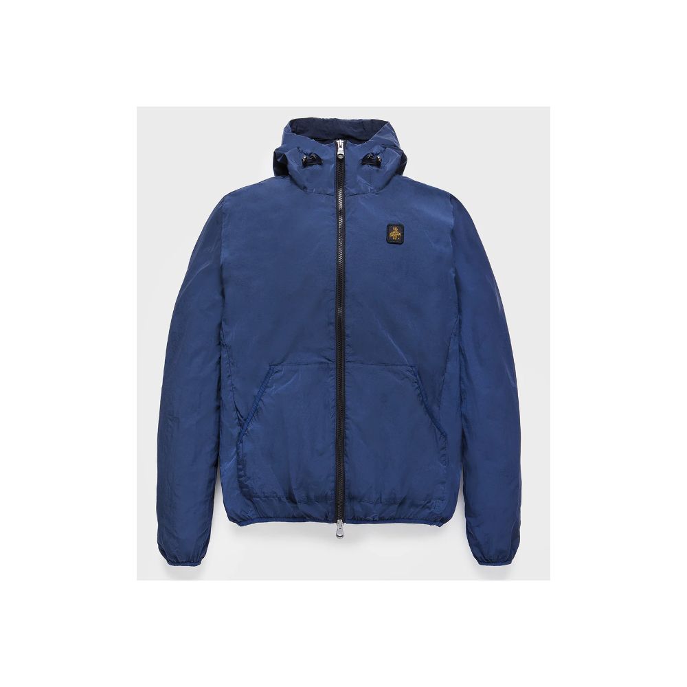 Blue Polyamide Men Jacket - ventzia