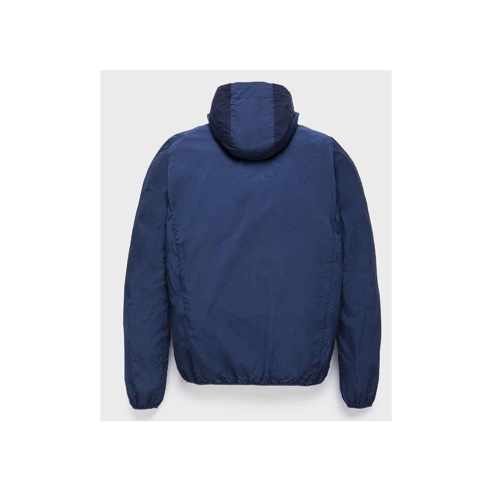 Blue Polyamide Men Jacket - ventzia