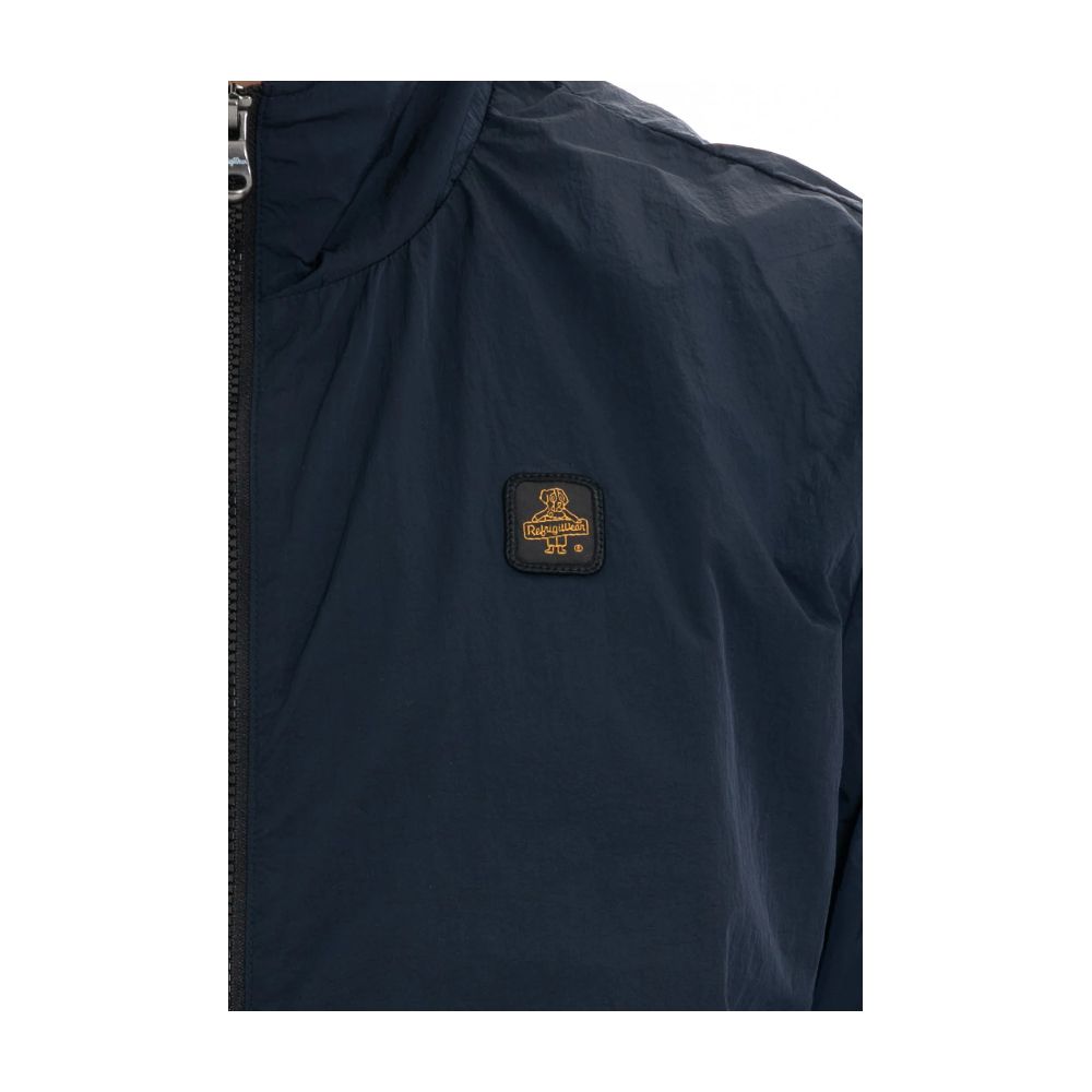Blue Polyamide Men's Jacket - ventzia