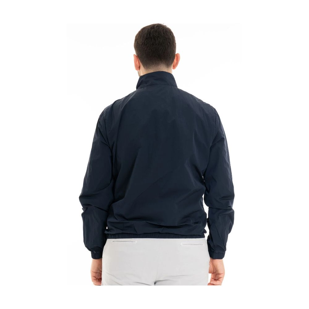 Blue Polyamide Men's Jacket - ventzia