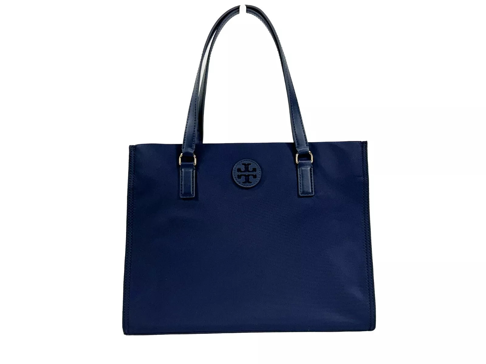 Navy Ella Small Nylon Tote Bag Purse 160633 - ventzia