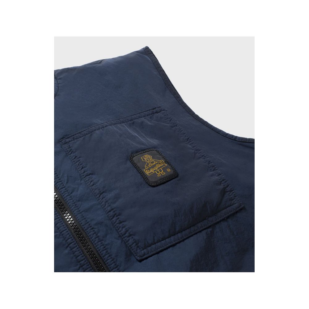 Blue Polyamide Vest - ventzia