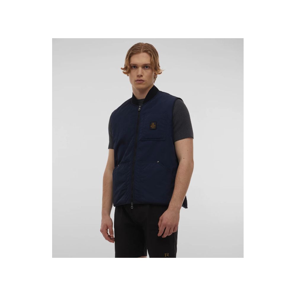 Blue Polyamide Vest - ventzia