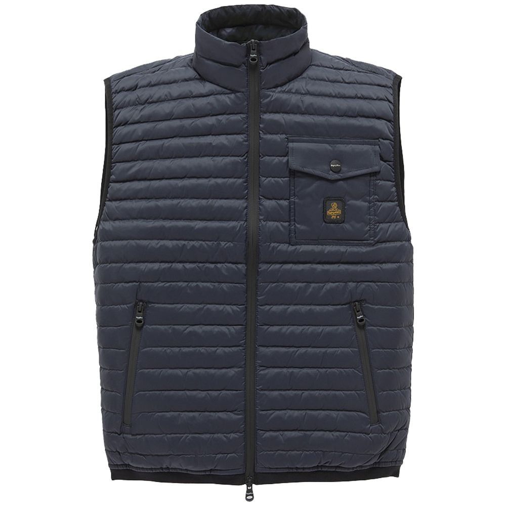 Blue Nylon Vest - ventzia