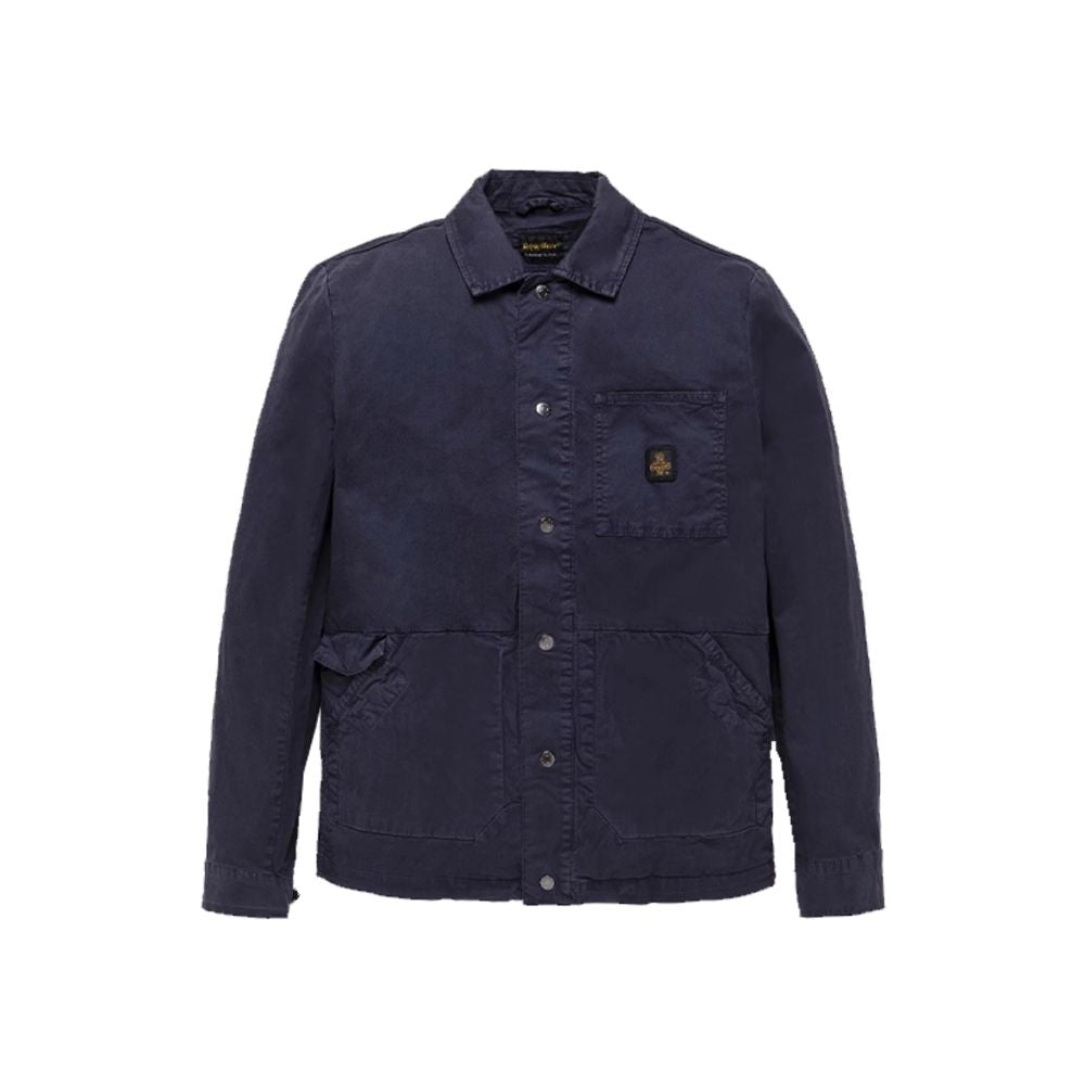 Blue Cotton Jacket - ventzia