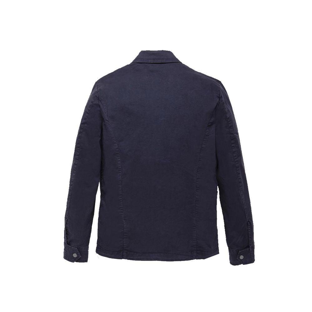 Blue Cotton Jacket - ventzia