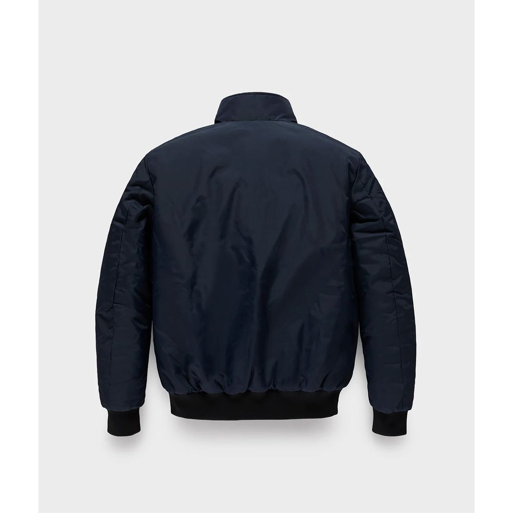 Blue Polyamide Men Jacket - ventzia